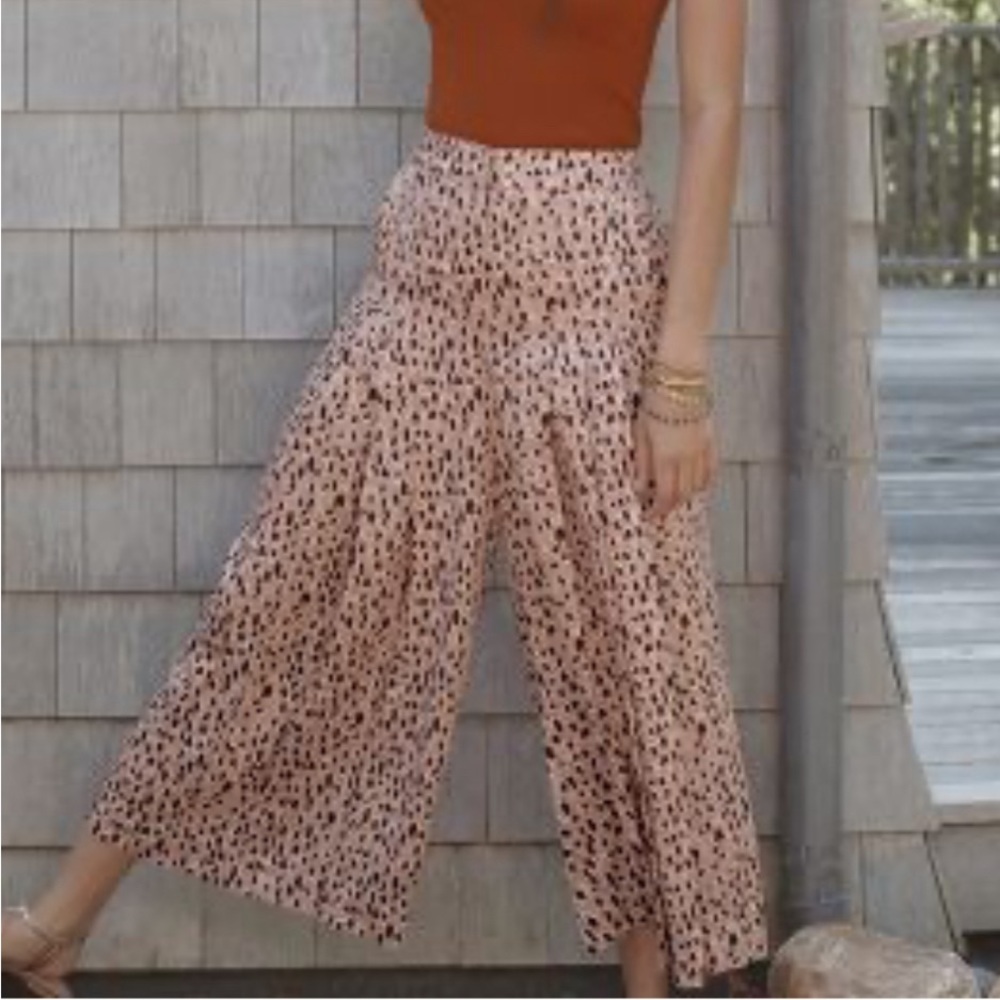 Anthropologie - MAEVE ISOBEL PLEATED WIDE-LEG TROUSERS